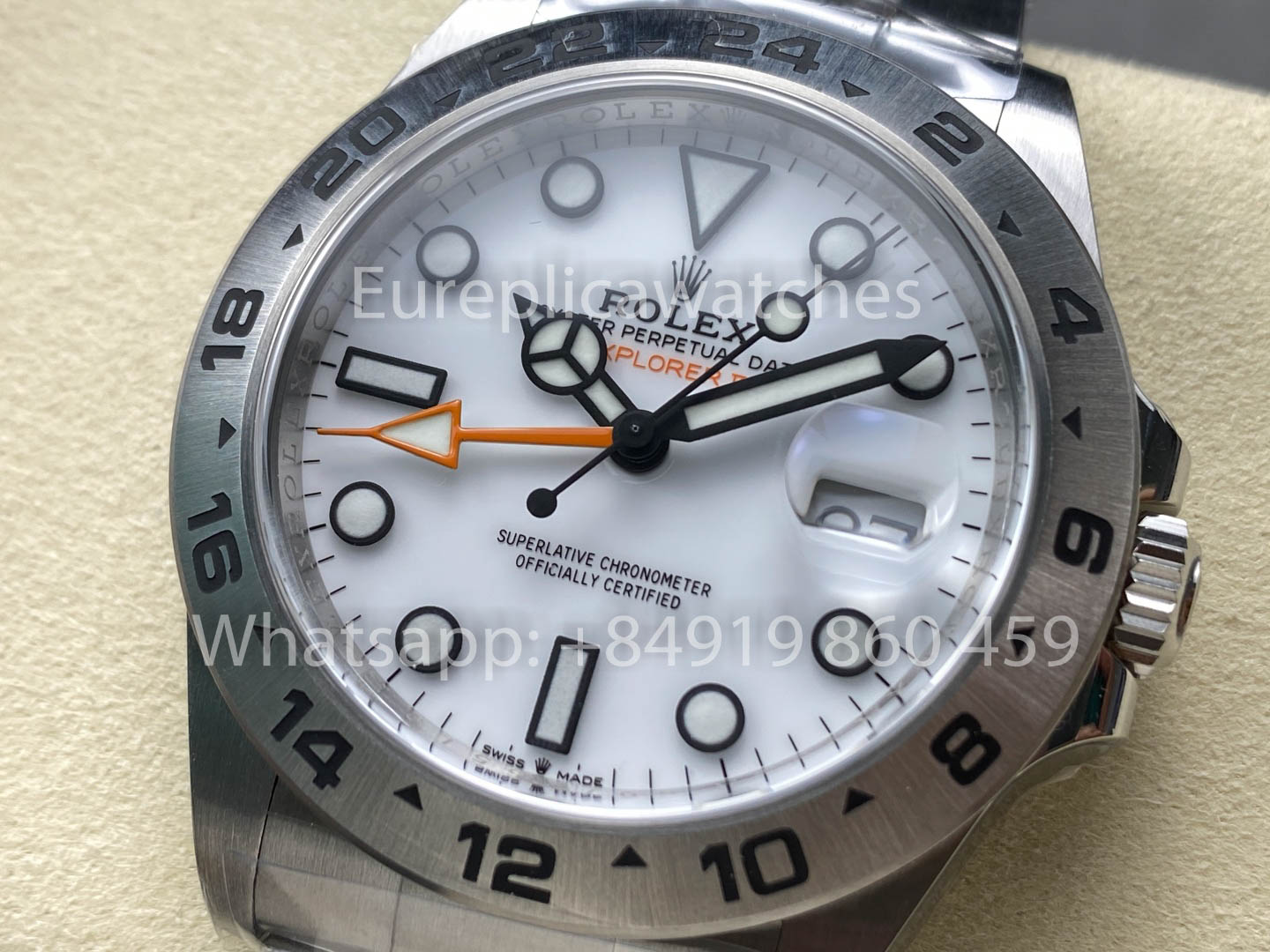 Rolex Explorer II 226570 ARF Factory 1:1 miglior clone quadrante bianco