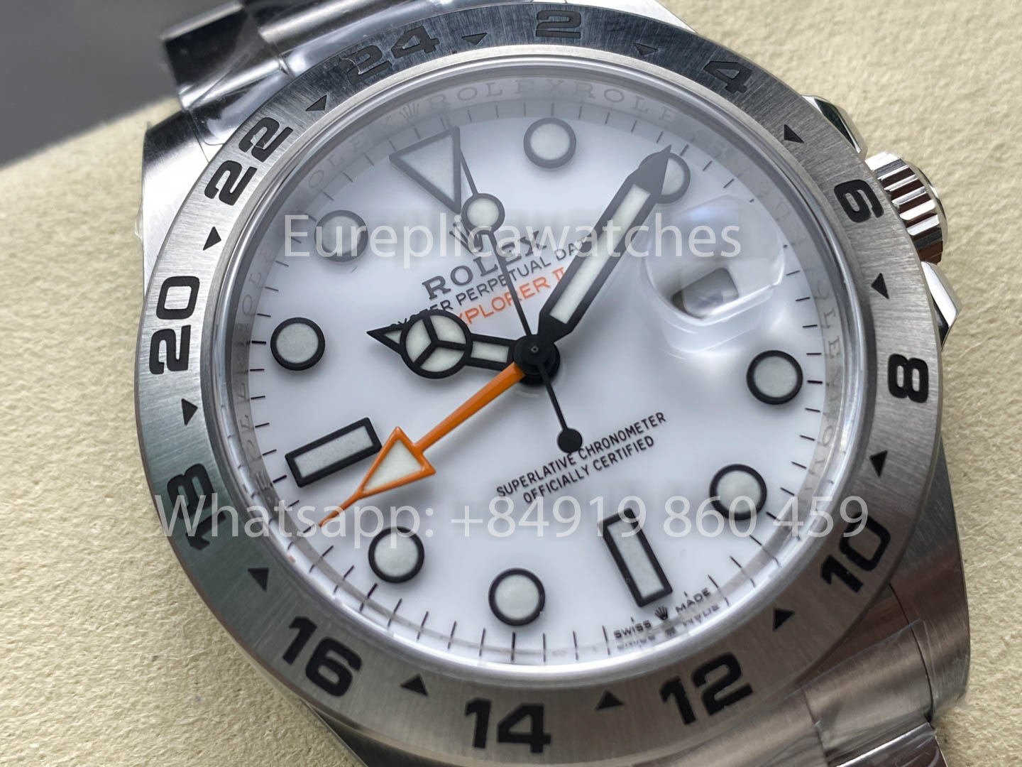 Rolex Explorer II 226570 ARF Factory 1:1 miglior clone quadrante bianco