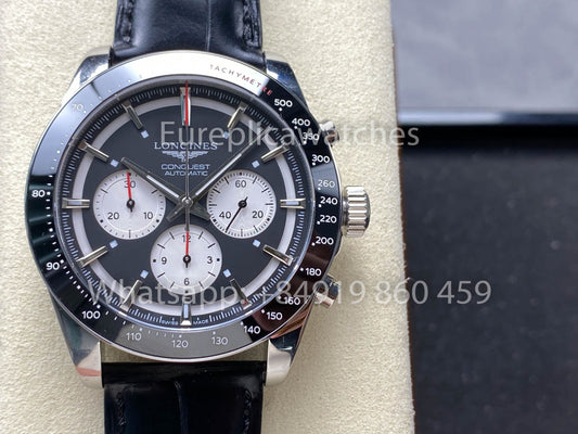 Correa de cuero Longines Conquest L3.835.4.52.6 42 mm 1:1, el mejor clon