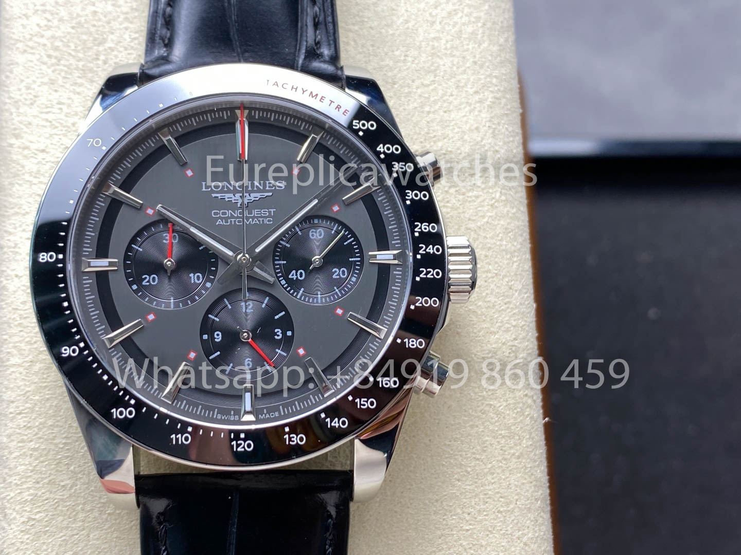 Longines Conquest L3.835.4.52.6 42mm 1:1 Best Clone Leather Strap