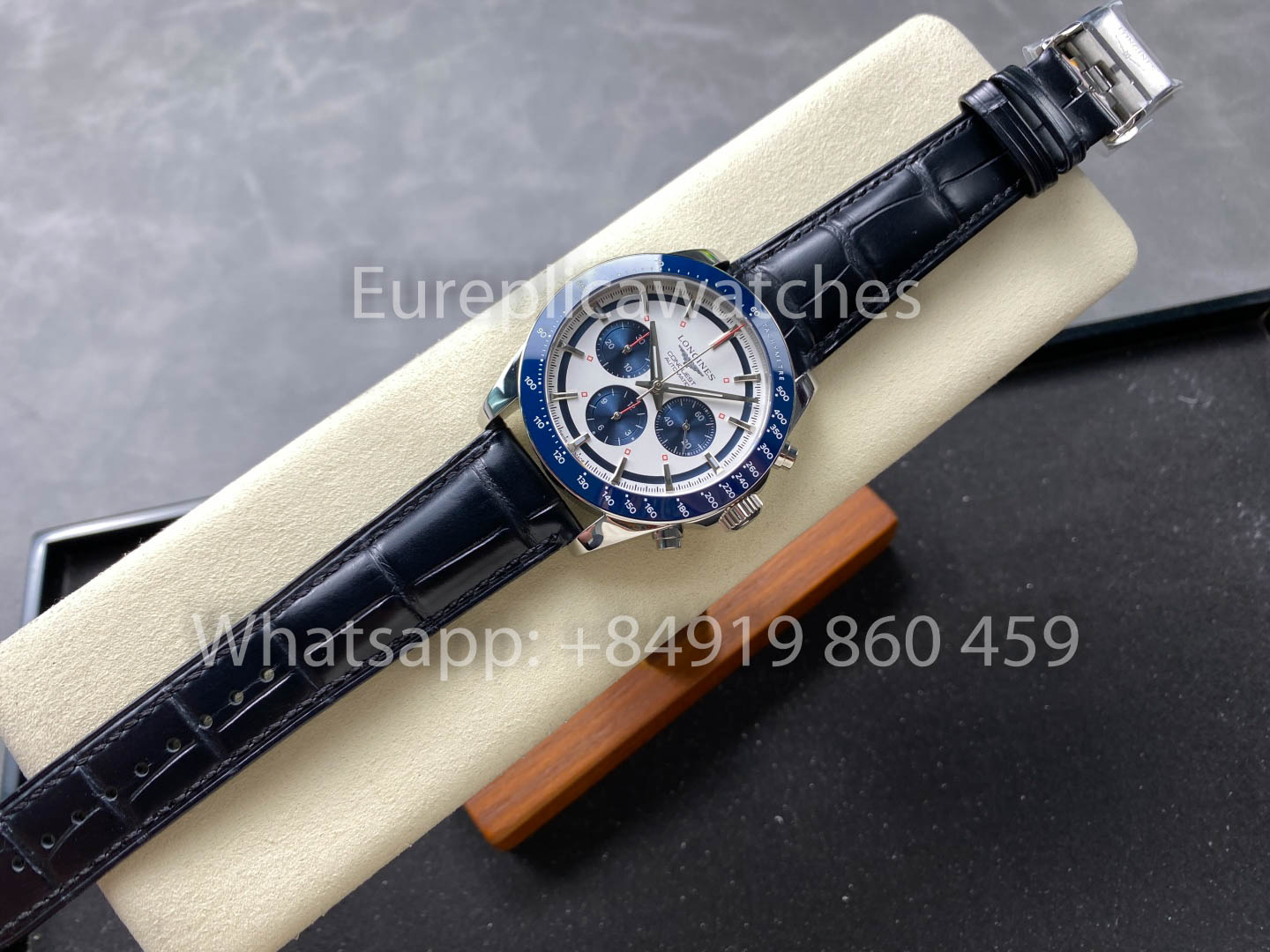 Longines Conquest L3.835.4.98.9 42mm 1:1 Miglior cinturino in pelle clone