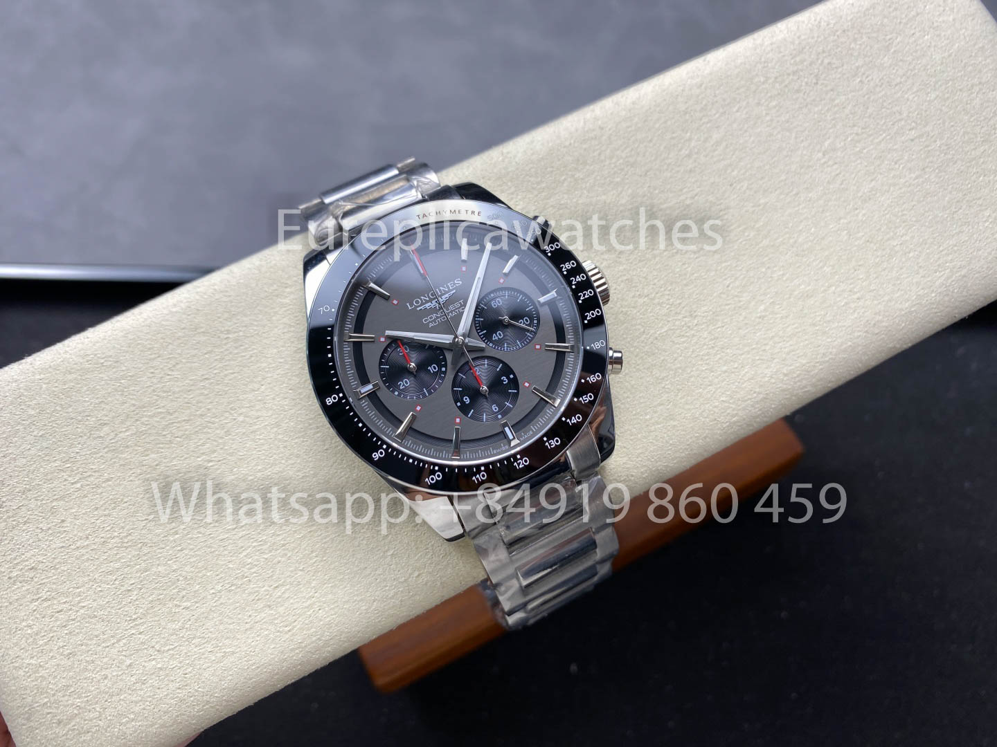 Longines Conquest L3.835.4.72.6 42mm 1:1 Best Clone Stainless Steel Strap