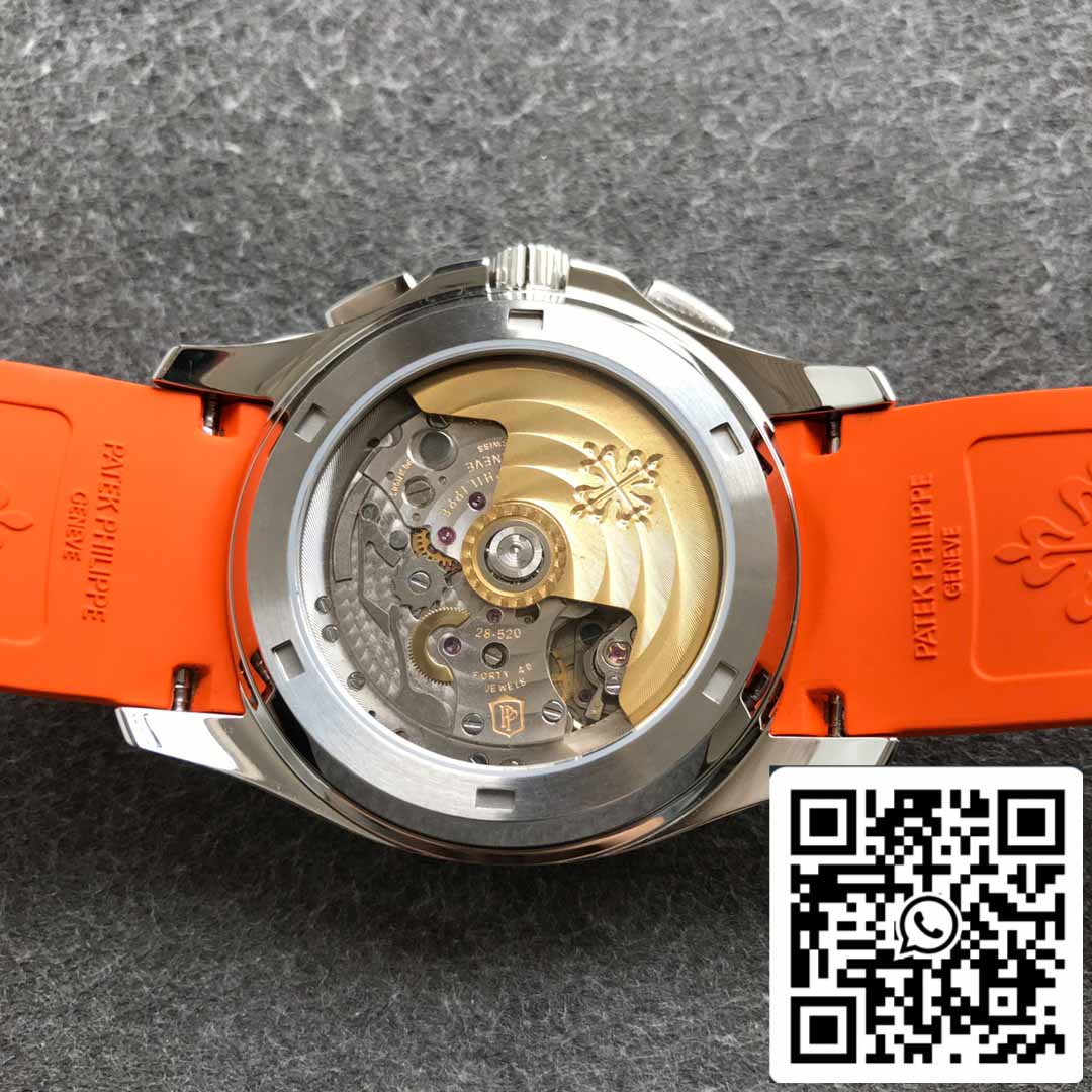 Patek Philippe Aquanaut 5968A-001 Cinturino in gomma arancione 1:1 Best Edition OM Factory