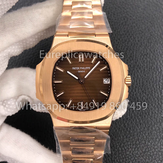 Patek Philippe Nautilus 5711R-001 Oro Rosa 1:1 Miglior Clone 3K Fabbrica Nuova Versione