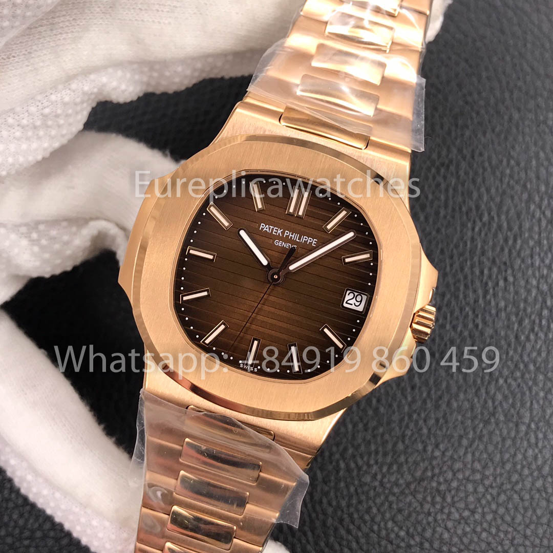 Patek Philippe Nautilus 5711R-001 Oro rosa 1:1 Mejor clon 3K Fábrica Versión más nueva