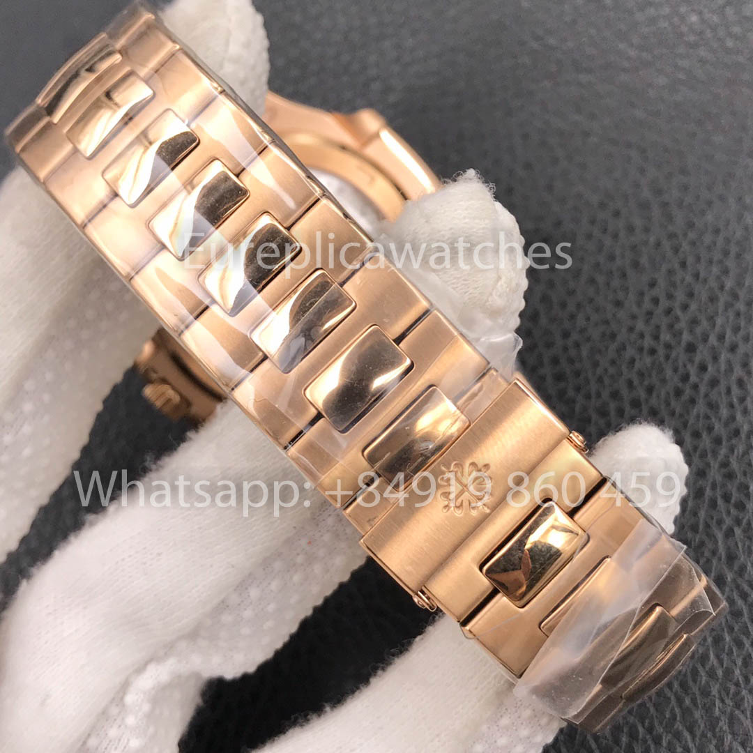 Patek Philippe Nautilus 5711R-001 Oro Rosa 1:1 Miglior Clone 3K Fabbrica Nuova Versione