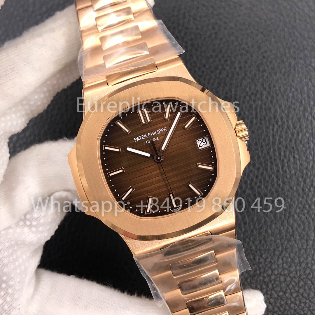 Patek Philippe Nautilus 5711R-001 Oro rosa 1:1 Mejor clon 3K Fábrica Versión más nueva