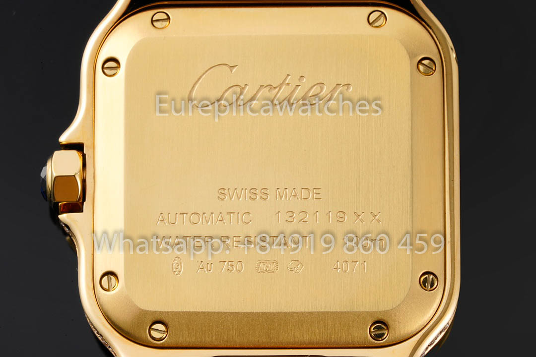 Cartier Santos De Cartier WJSA0010 Reloj 1:1 Mejor Clon 35,1 mm BV Factory