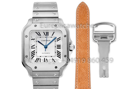 Cartier Santos De Cartier WSSA0010 1:1 Miglior Clone 35,1 mm BV Factory Acciaio Inossidabile