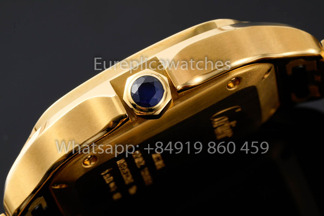 Cartier Santos De Cartier WJSA0010 1:1 Best Clone 35.1 mm BV Factory Yellow Gold