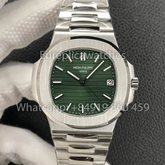 Patek Philippe Nautilus 5711/1A-014 Esfera verde 1:1 Mejor clon 3K Fábrica Versión más nueva SS