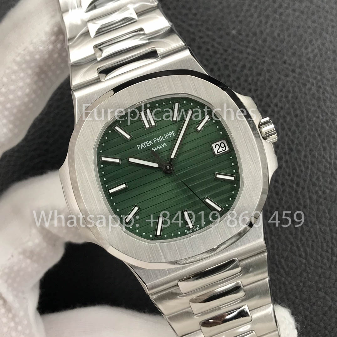 Patek Philippe Nautilus 5711/1A-014 Esfera verde 1:1 Mejor clon 3K Fábrica Versión más nueva SS