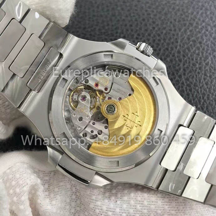 Patek Philippe Nautilus 5711 Olive Green with T-Cut Diamonds 1:1 Best Clone 3K Factory Newest Version