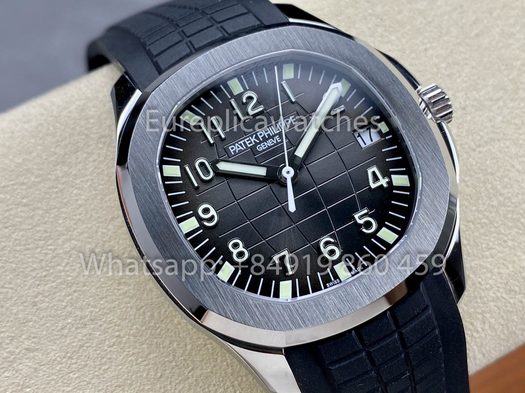 Patek Philippe Aquanaut 5167A-001 Caja plateada 1:1 Mejor clon 3K Factory Versión 2025