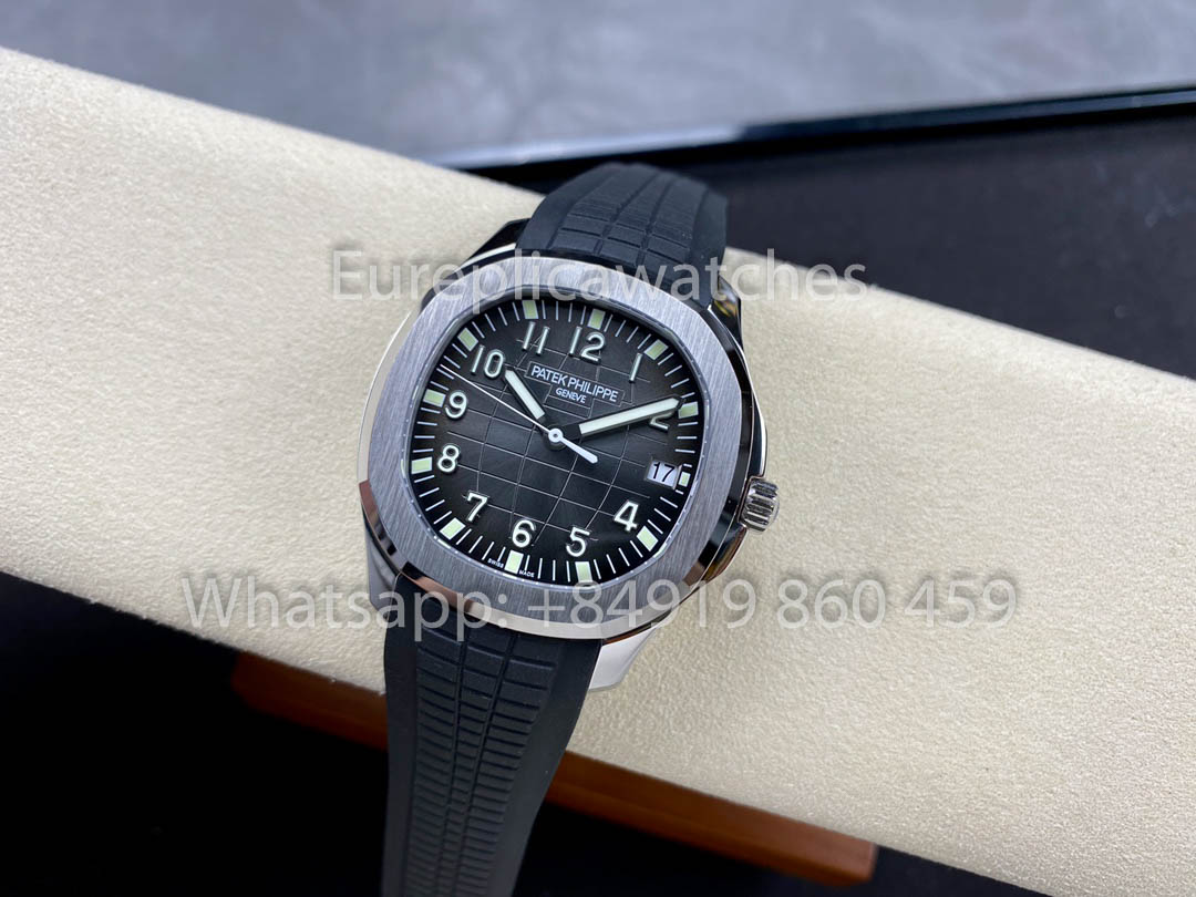 Patek Philippe Aquanaut 5167A-001 Caja plateada 1:1 Mejor clon 3K Factory Versión 2025