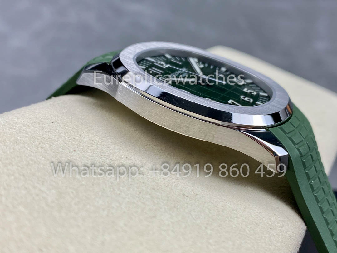 Patek Philippe Aquanaut 5168G-010 Esfera verde 1:1 Mejor clon 3K Factory Versión 2025