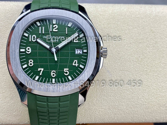 Patek Philippe Aquanaut 5168G-010 Green Dial 1:1 Best Clone 3K Factory 2025 Version