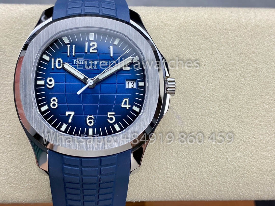 Patek Philippe Aquanaut 5168G-001 Esfera azul 1:1 Mejor clon 3K Factory Versión 2025