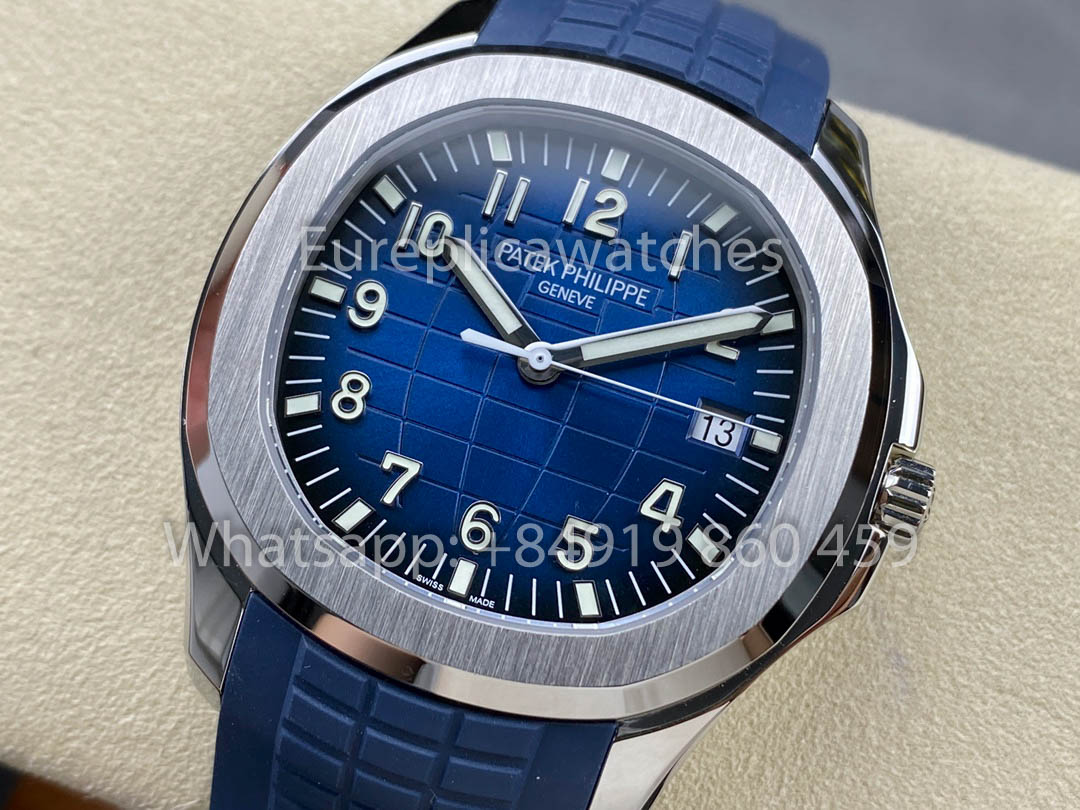 Patek Philippe Aquanaut 5168G-001 Esfera azul 1:1 Mejor clon 3K Factory Versión 2025