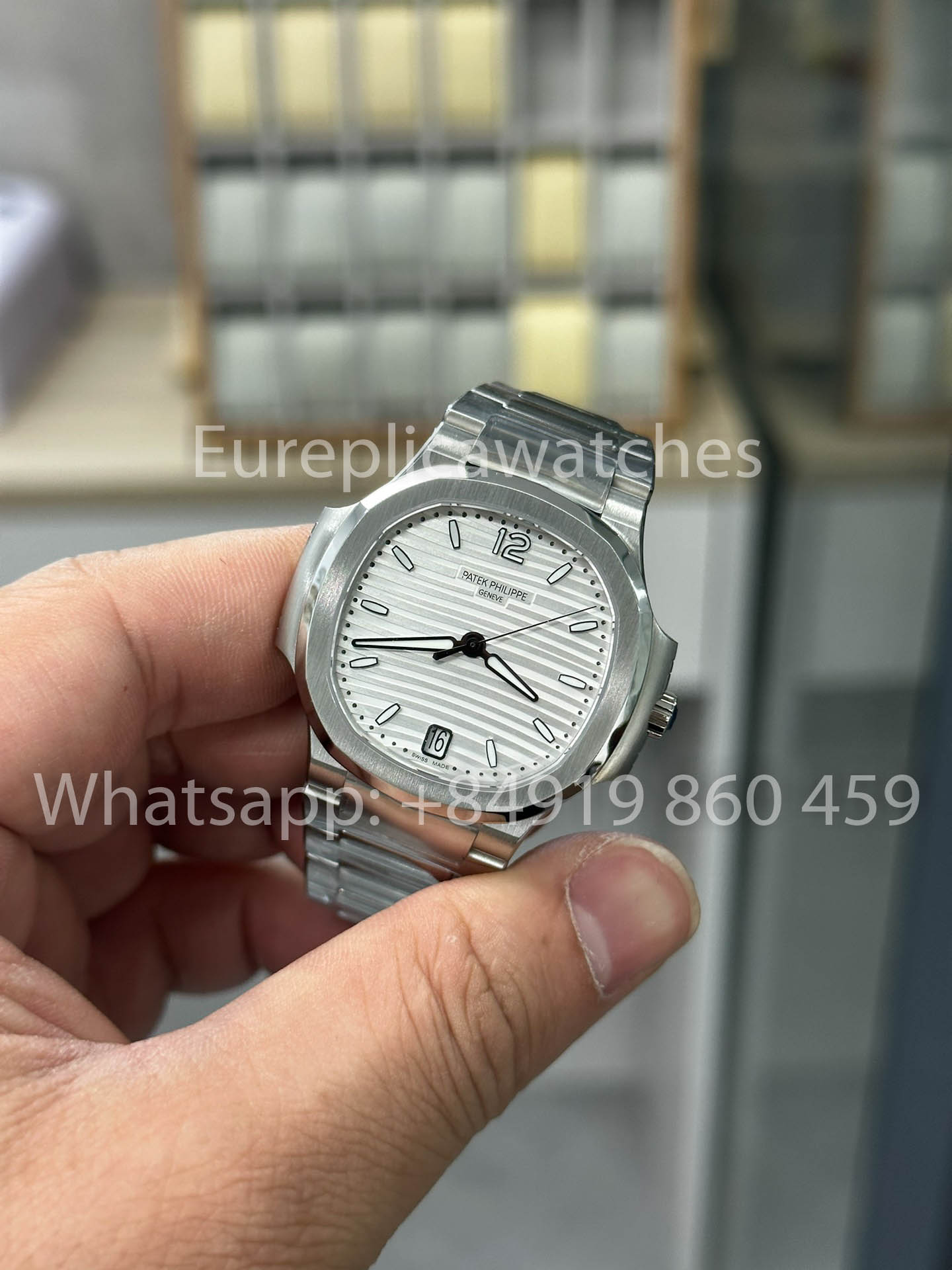 Patek Philippe Nautilus Ladies 7118/1A-010 3K Factory 1:1 Mejor clon Versión más reciente