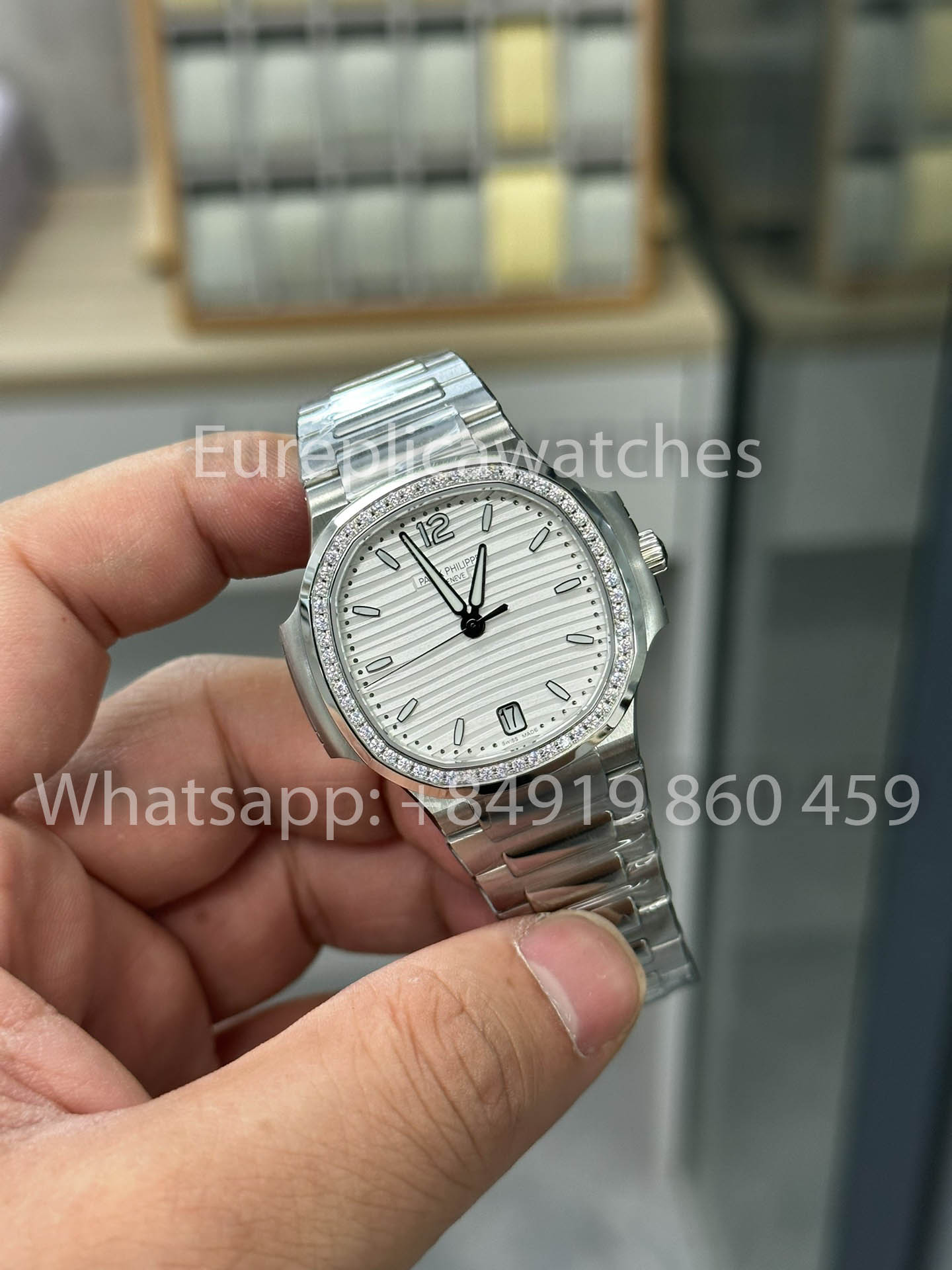 Patek Philippe Nautilus 7118/1200A-010 1:1 Mejor edición 3K Factory Esfera blanca Versión más reciente