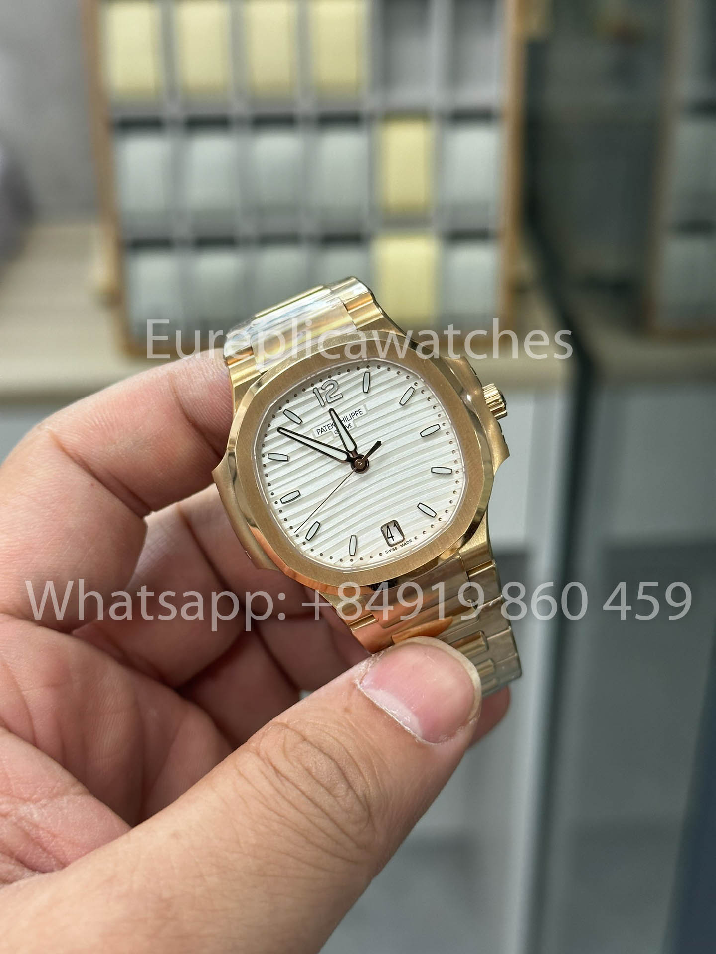 Patek Philippe Nautilus Ladies 7118/1R-001 Oro Rosa 1:1 Miglior Clone 3K Fabbrica