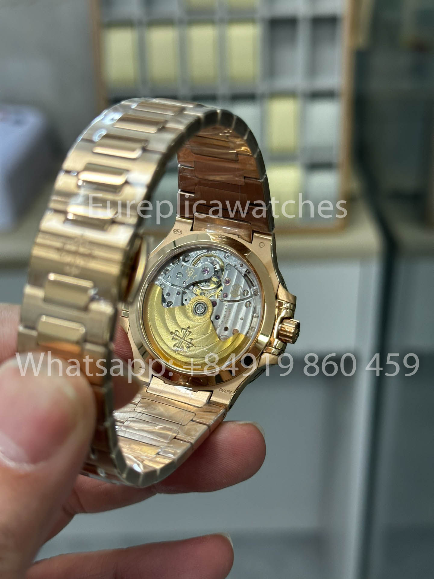 Patek Philippe Nautilus Ladies 7118/12R-001 Oro rosa 1:1 Mejor clon 3K Factory