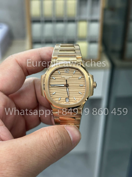 Patek Philippe Nautilus Ladies 7118/1R-010 Oro rosa 1:1 Mejor clon 3K Factory