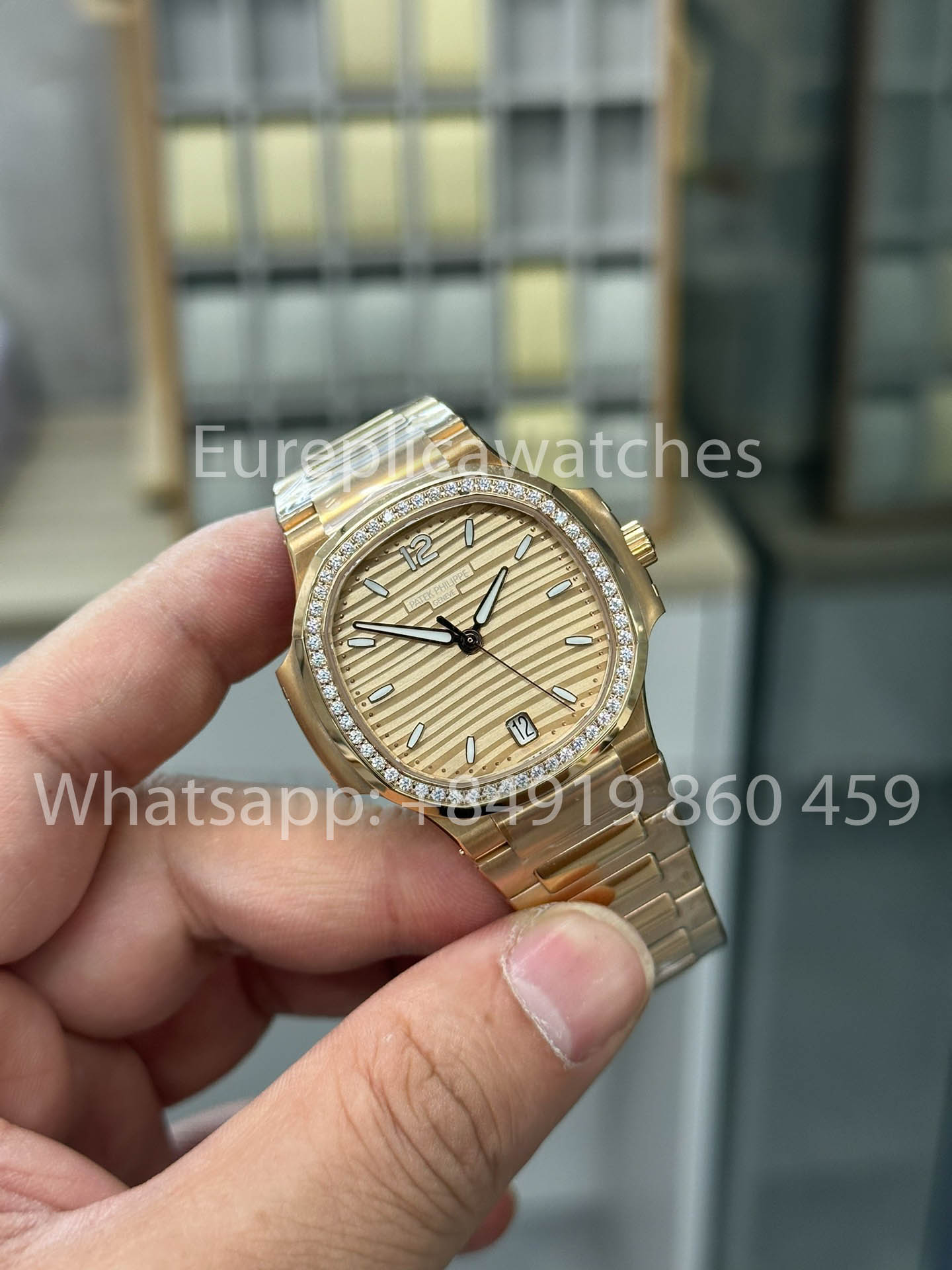 Patek Philippe Nautilus Ladies 7118/12R-010 Oro Rosa 1:1 Miglior Clone 3K Fabbrica