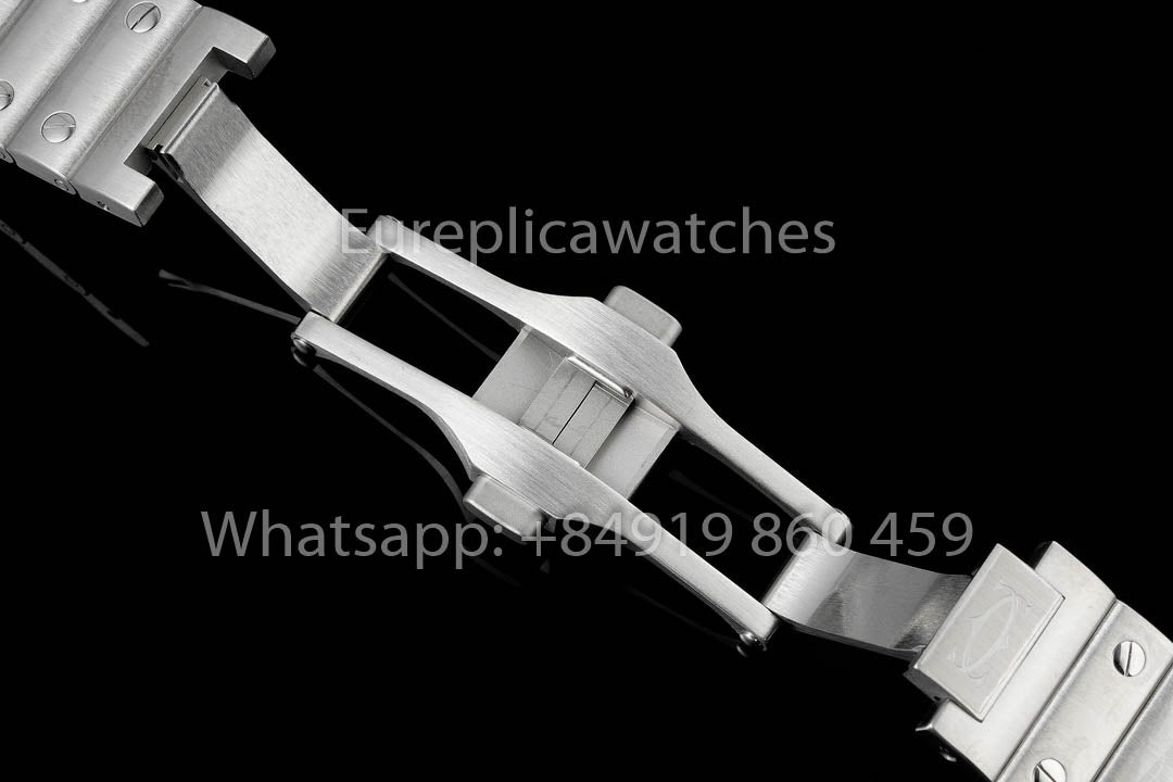 Cartier Santos De Cartier WSSA0010 1:1 Mejor clon 35,1 mm BV Fábrica Acero inoxidable