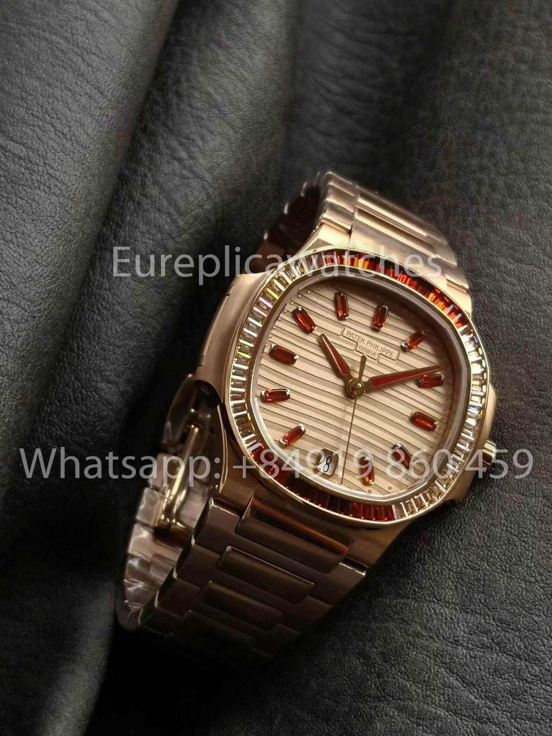 Patek Philippe Nautilus Ladies 7118/1300 Oro Rosa 1:1 Miglior Clone 3K Fabbrica