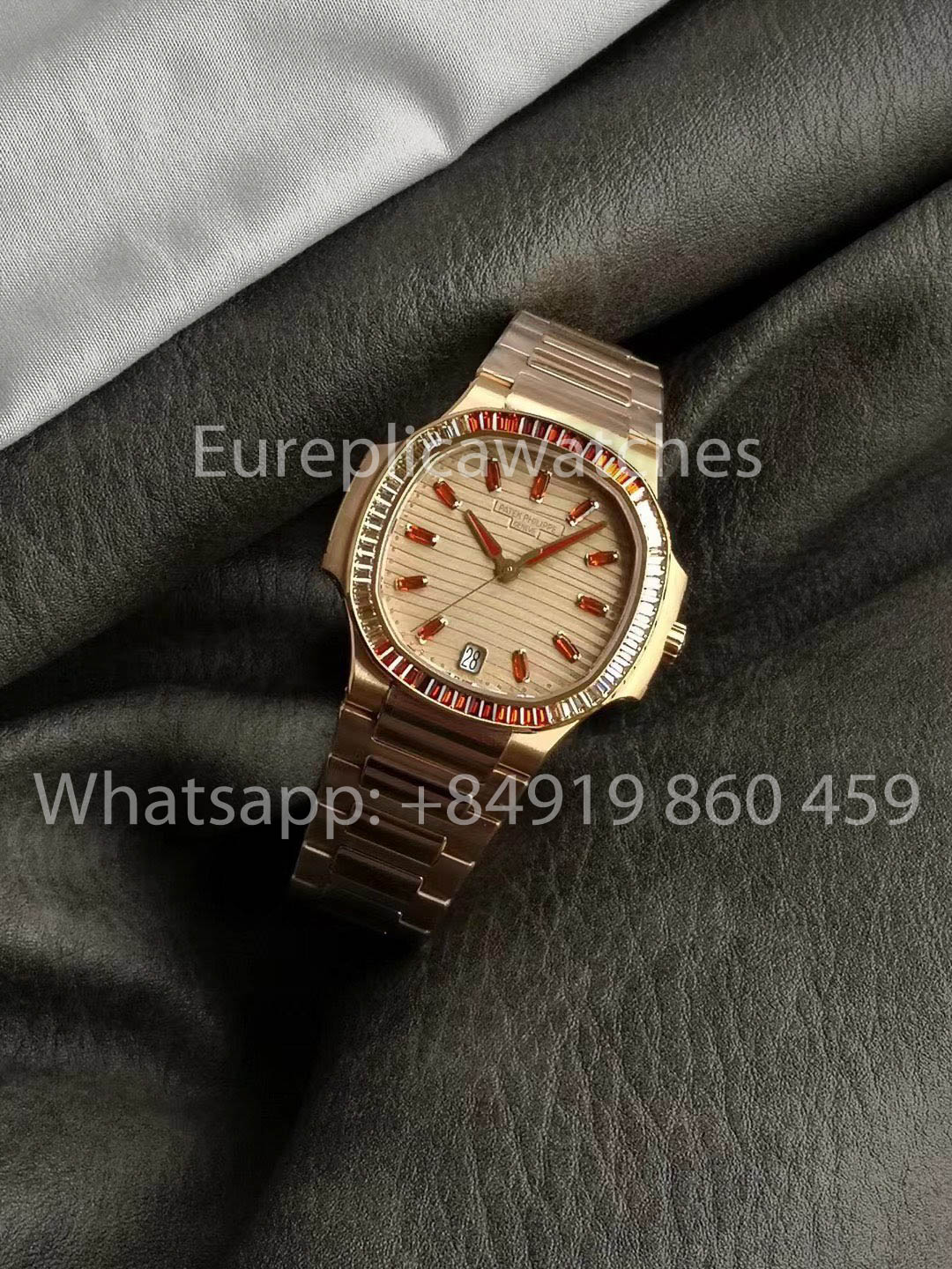 Patek Philippe Nautilus Ladies 7118/1300 Oro rosa 1:1 Mejor clon 3K Factory