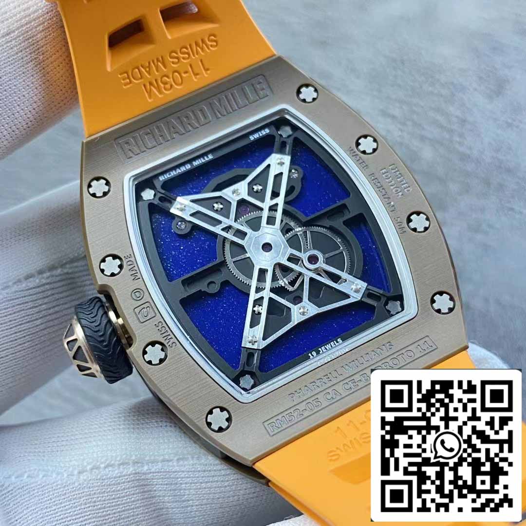 RM52-05 PHARRELL WILLIAMS 1:1 Mejor Edición YS Factory Tourbillon Reloj