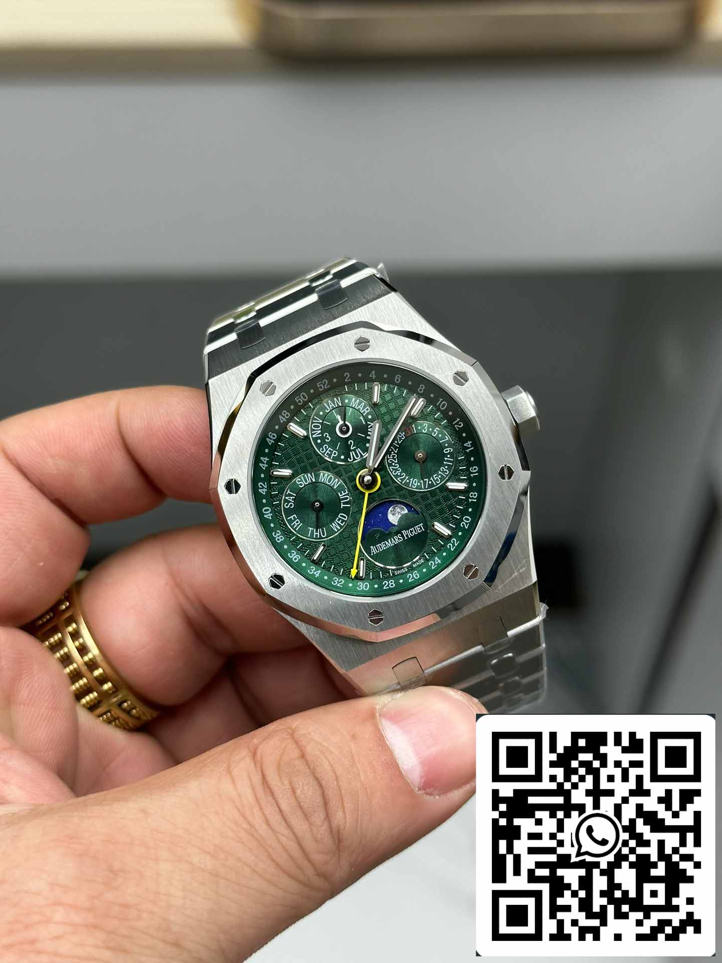 Audemars Piguet Royal Oak 26606ST.OO.1220ST.01 BBR Factory 1:1 Mejor edición Esfera verde