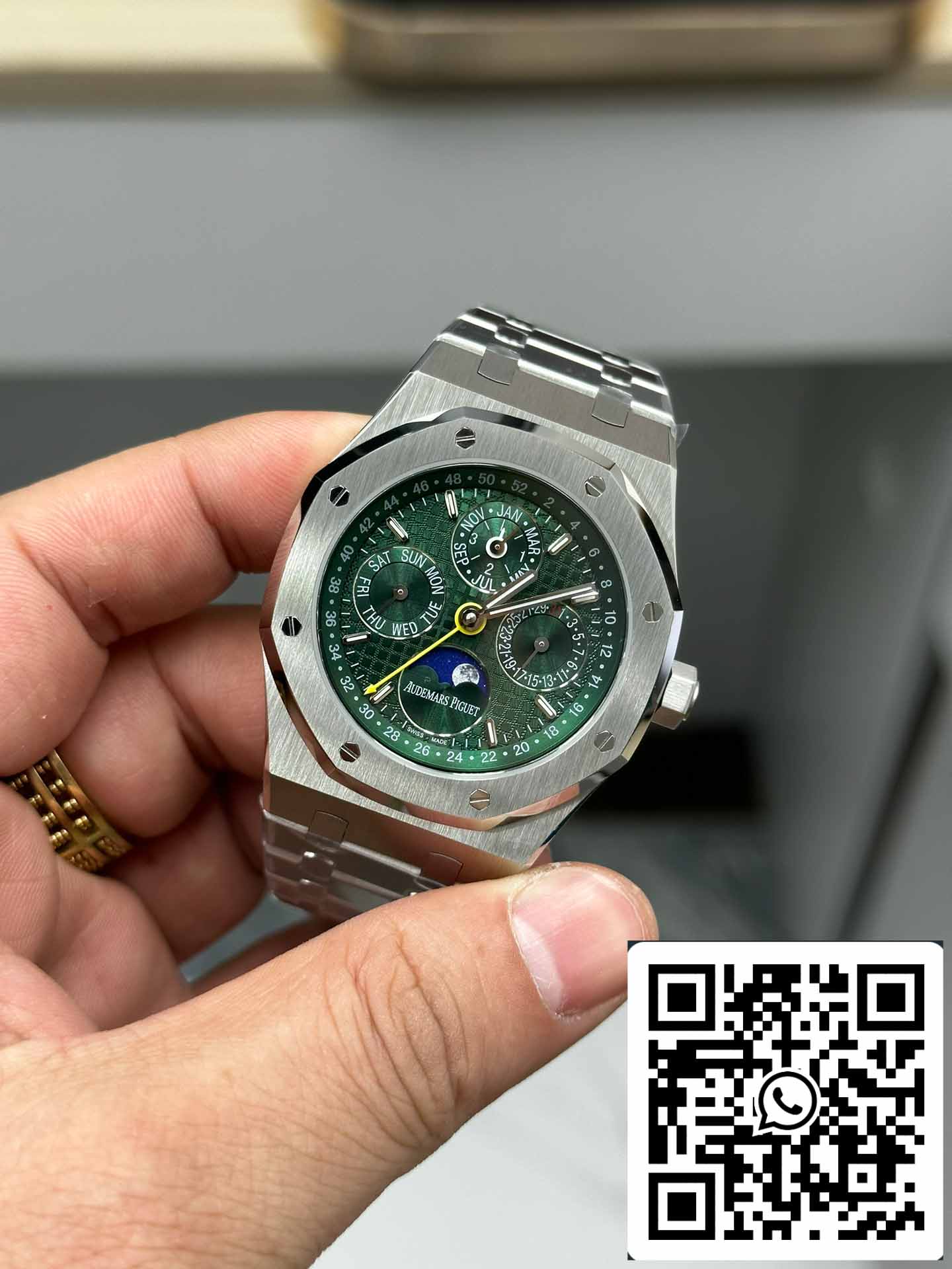 Audemars Piguet Royal Oak 26606ST.OO.1220ST.01 BBR Factory 1:1 Mejor edición Esfera verde