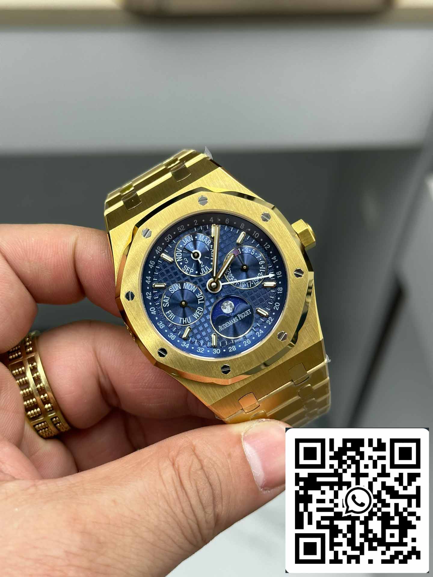 Audemars Piguet Royal Oak 26574BA.OO.1220BA.01 1:1 Best Edition BBR quadrante blu di fabbrica