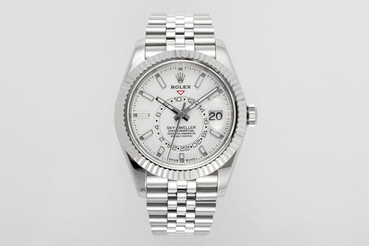 Rolex Sky Dweller M326934-0002 1:1 Best Edition ZF Factory quadrante bianco più recente versione 2024