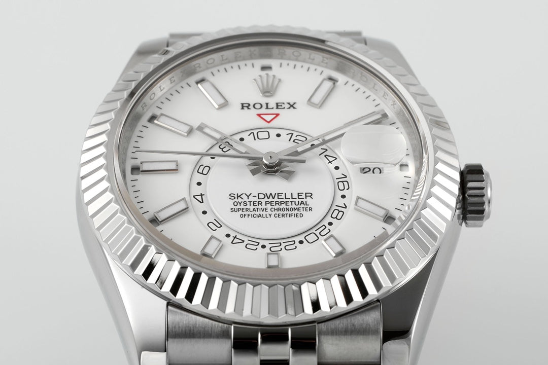 Rolex Sky Dweller M326934-0002 1:1 Best Edition ZF Factory quadrante bianco più recente versione 2024