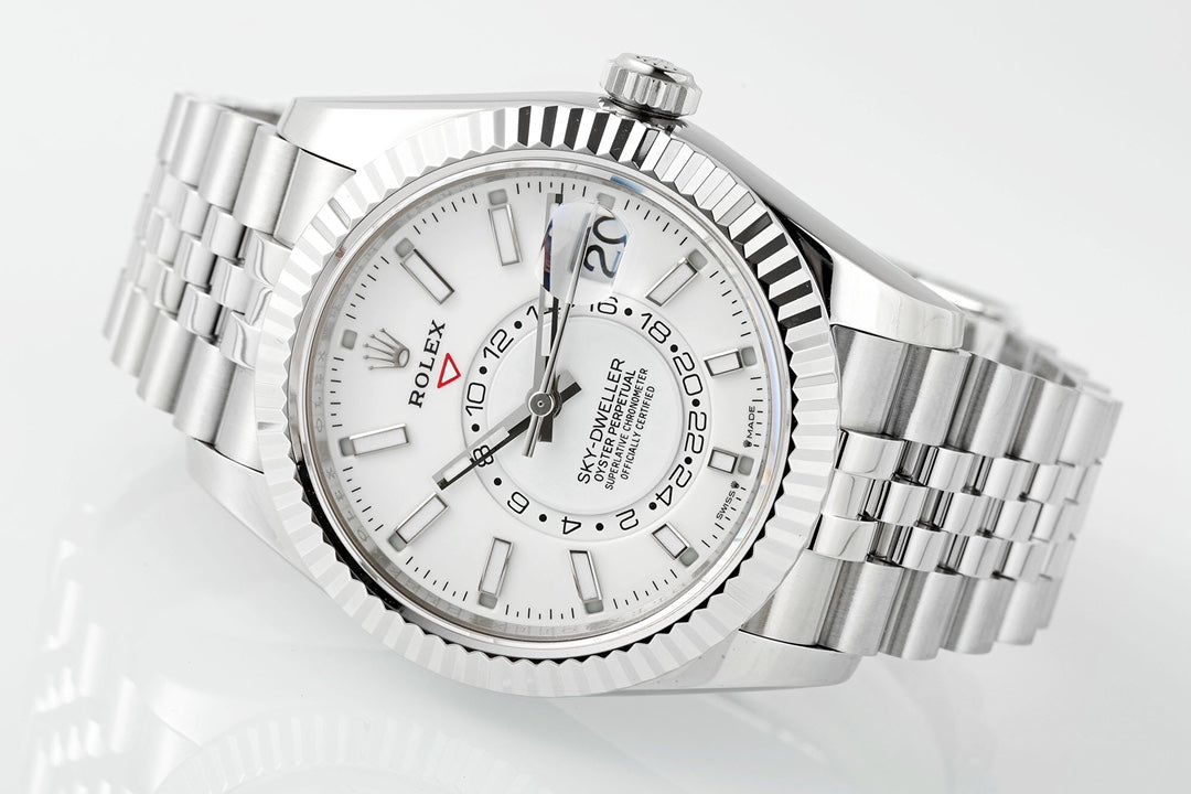 Rolex Sky Dweller M326934-0002 1:1 Best Edition ZF Factory quadrante bianco più recente versione 2024