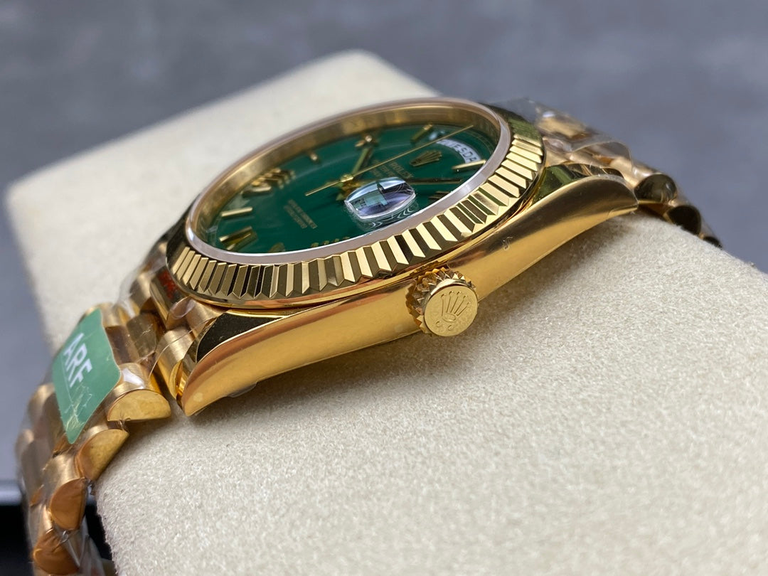 Rolex Day Date 40 M228238-0061 Esfera verde 1:1 Mejor edición AR Factory 3255 Movimiento