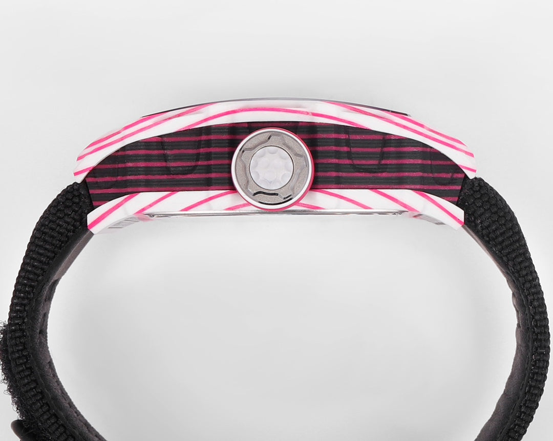 Richard Mille Bubba Watson Tourbillon RM38-02  1:1 Best Edition Velcro Fabric Black Strap