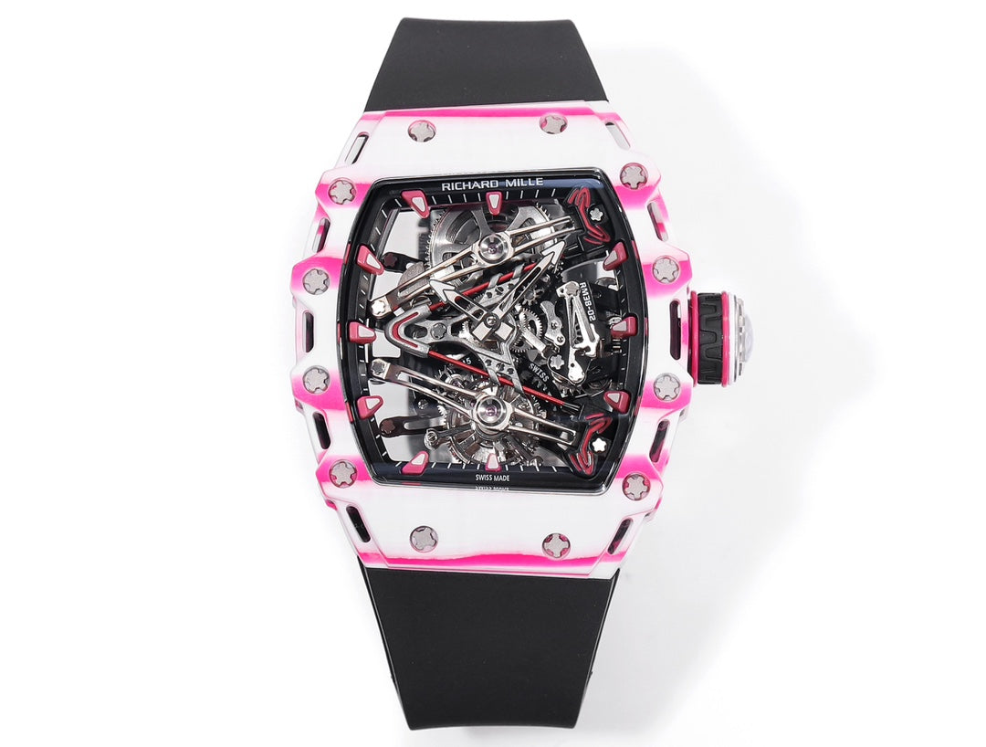 Richard Mille Bubba Watson Tourbillon RM38-02 1:1 Best Edition cinturino in caucciù nero