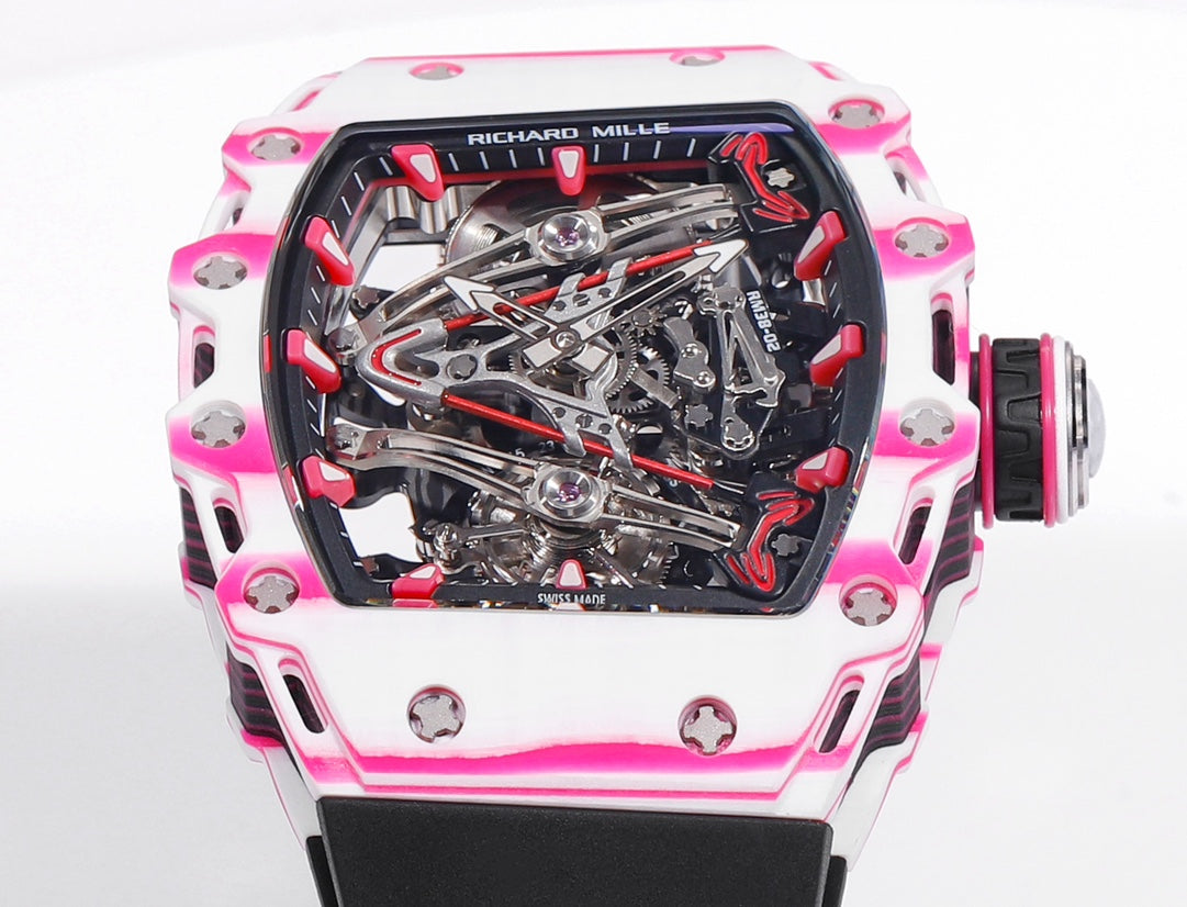 Richard Mille Bubba Watson Tourbillon RM38-02 1:1 Best Edition cinturino in caucciù nero