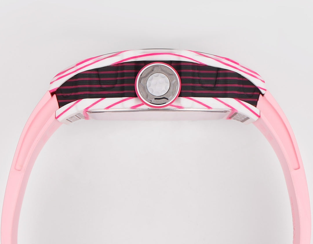 Richard Mille Bubba Watson Tourbillon RM38-02 1:1 Best Edition cinturino in caucciù rosa