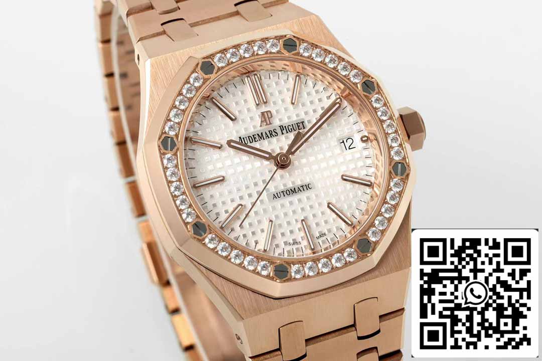 Audemars Piguet 15451OR.ZZ.1256OR.01 IP Factory 1:1 Best Edition Esfera blanca Oro rosa