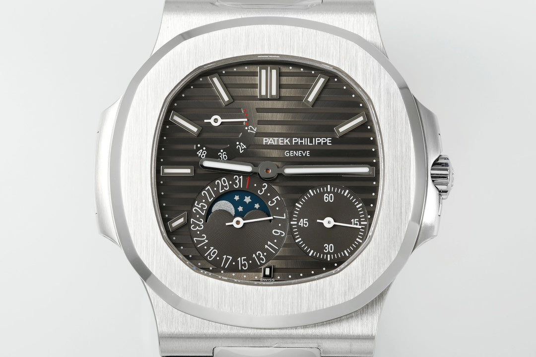 Patek Philippe Nautilus 5712 PP5712GR 1:1 Mejor edición PPF V2 Factory Esfera gris 