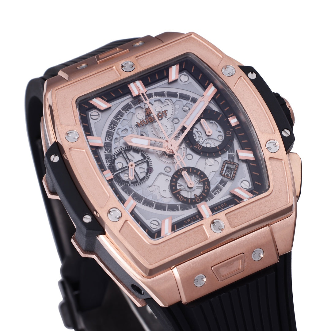 Hublot Big Bang Titanium 642.OX.0180.RX 1:1 Best Editon BBF Factory Oro rosa Esfera gris 