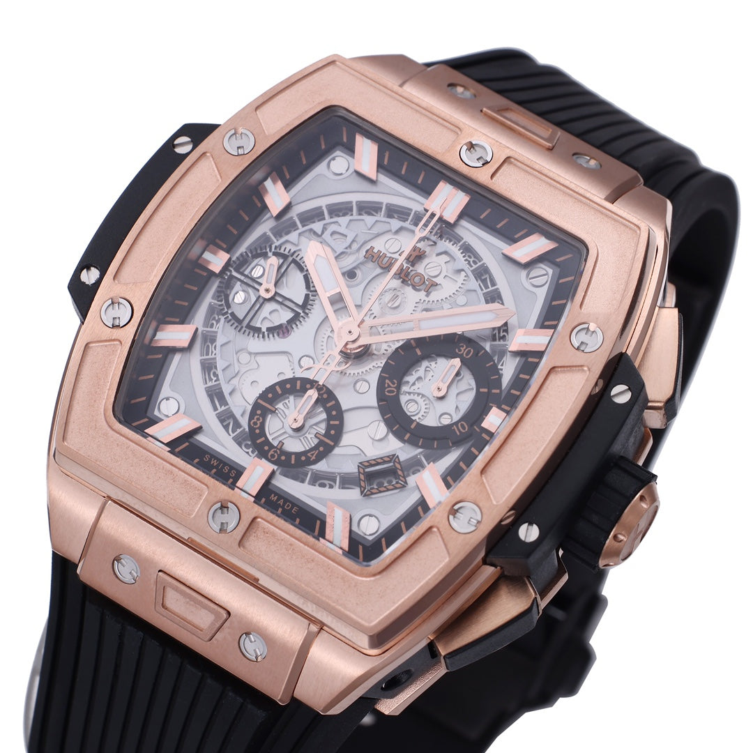 Hublot Big Bang Titanium 642.OX.0180.RX 1:1 Best Editon BBF Factory Oro rosa Esfera gris 