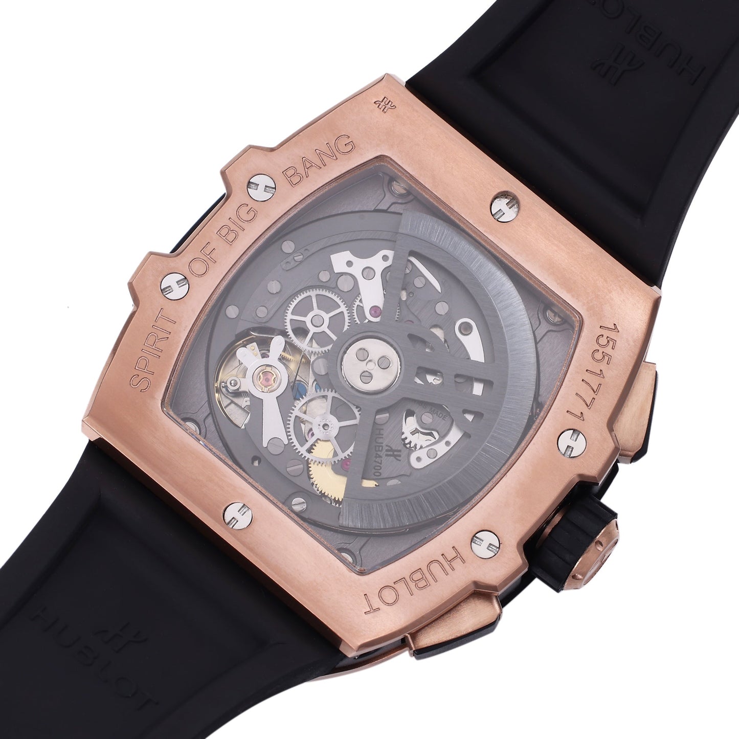 Hublot Big Bang Titanium 642.OX.7180.RX 1:1 Mejor edición BBF Factory Oro rosa Esfera azul 