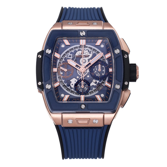 Hublot Big Bang Titanium 642.OX.7180.RX 1:1 Mejor edición BBF Factory Oro rosa Esfera azul 